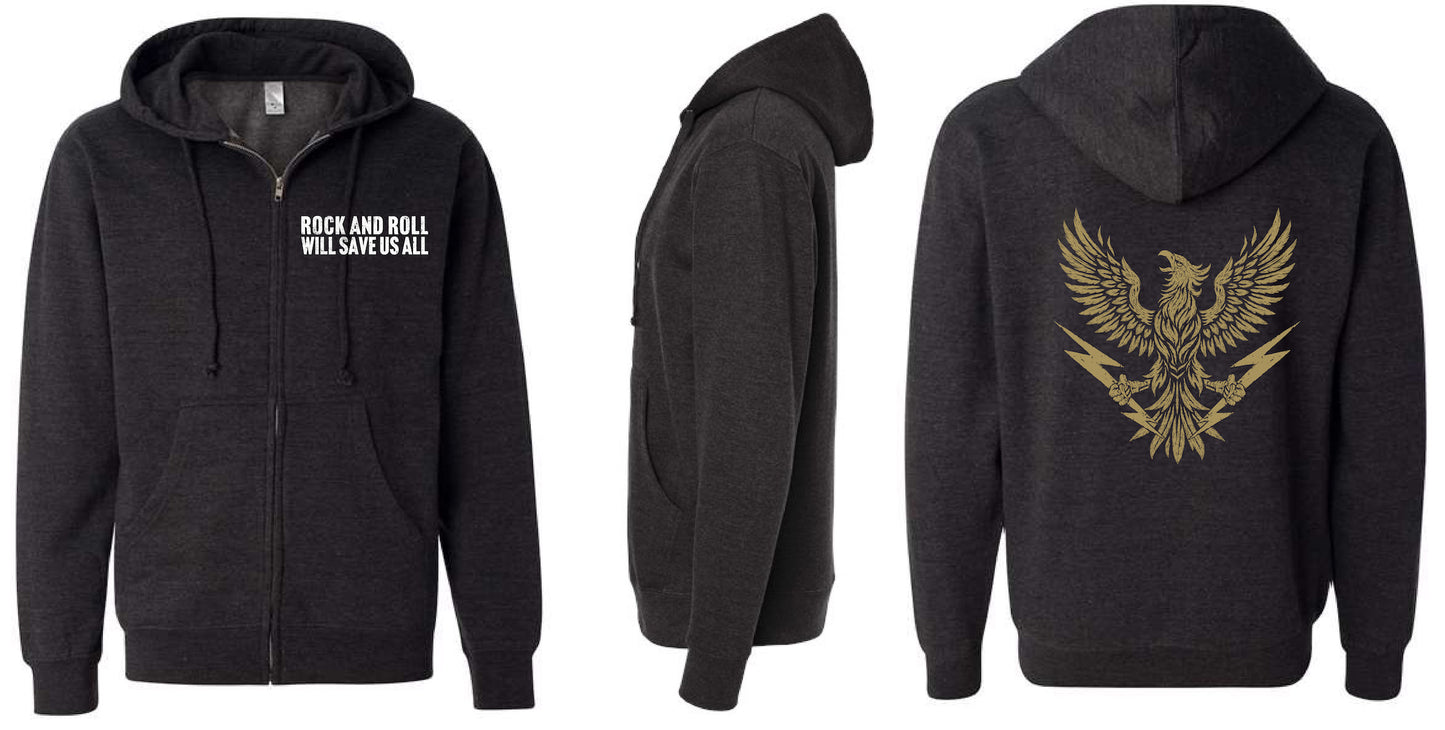 “Rock And Roll Will Save Us All” Hoodie - IFYKYK Edition